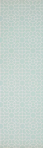 Knot Garden Aqua Wallpaper | Osborne & Little Europe