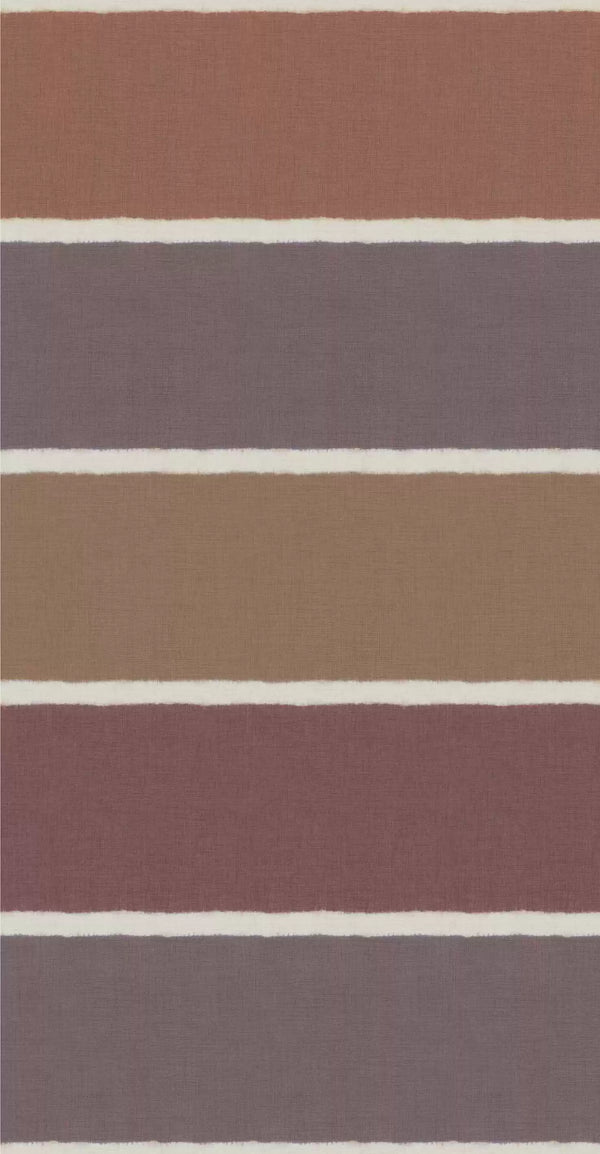 Kanoko Stripe Panel Brown | Osborne & Little Europe