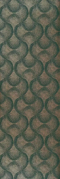 Uroko Ogee Damask Green Wallpaper | Osborne & Little Europe