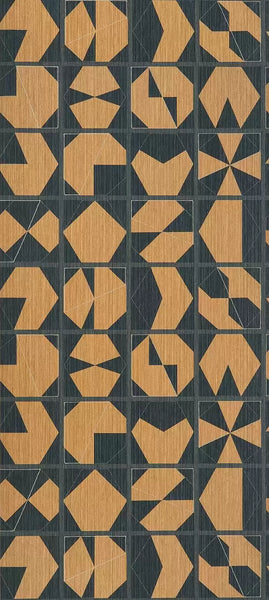 Kutani Geometric Vinyl Natural Wallpaper | Osborne & Little Europe