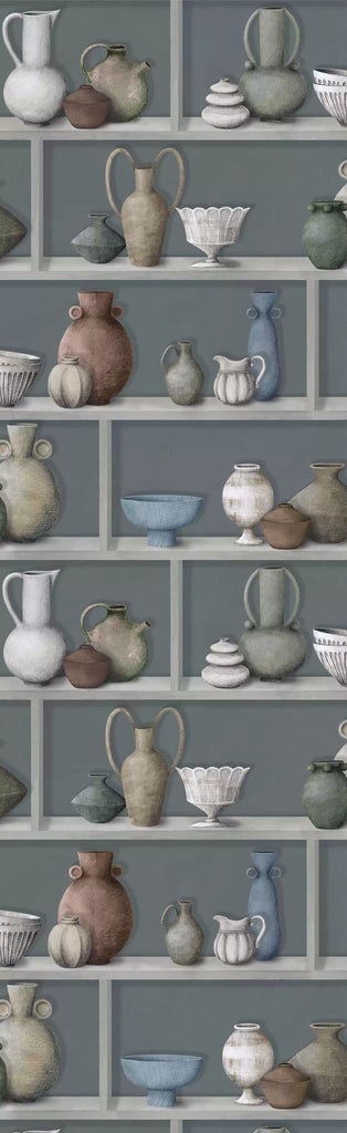 Raku Vases Grey | Osborne & Little Europe