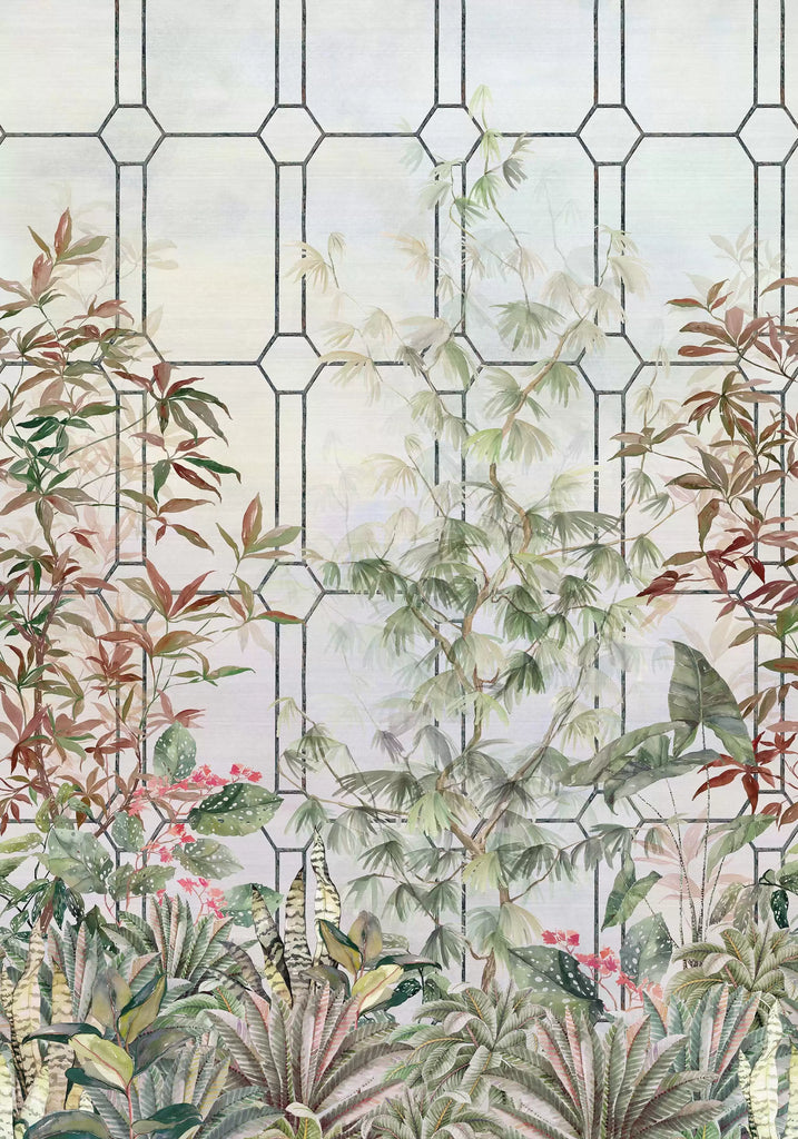 Katsura Panel Cream Wallpaper | Osborne & Little Europe