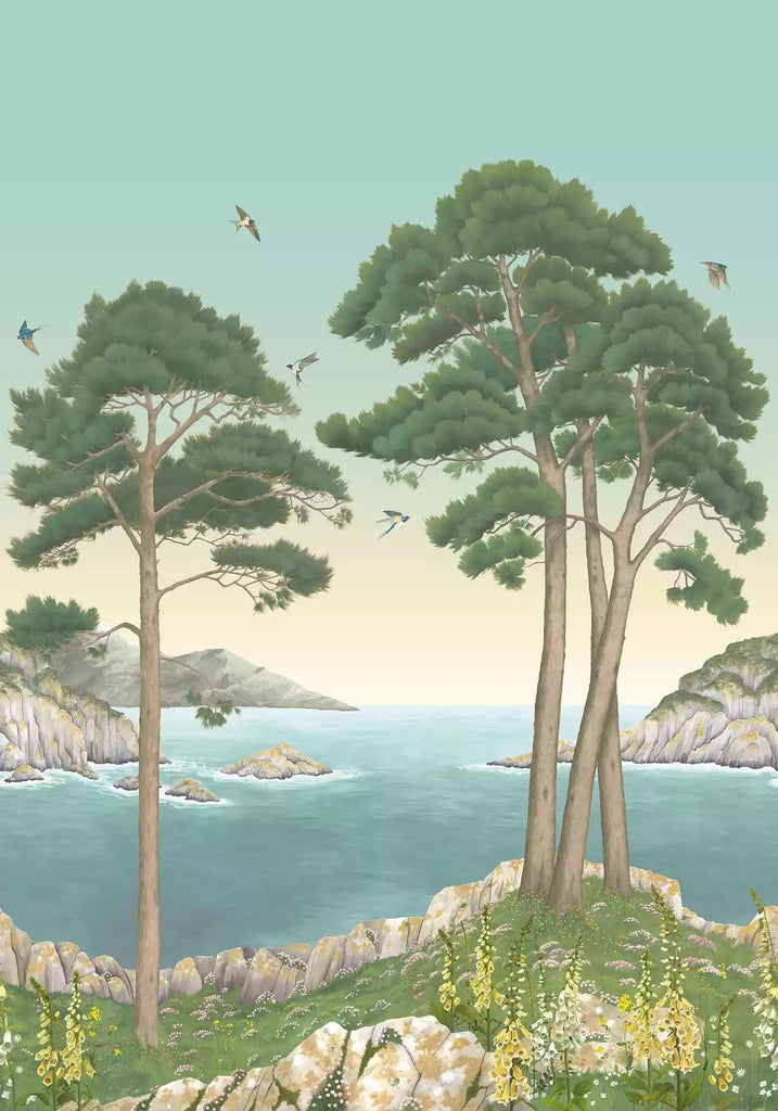 Coastline Panel Green | Osborne & Little Europe