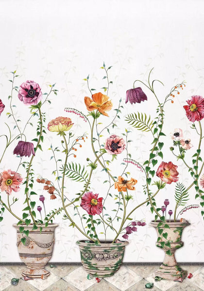 Lamorran Blooms Panel  Wallpaper | Osborne & Little Europe