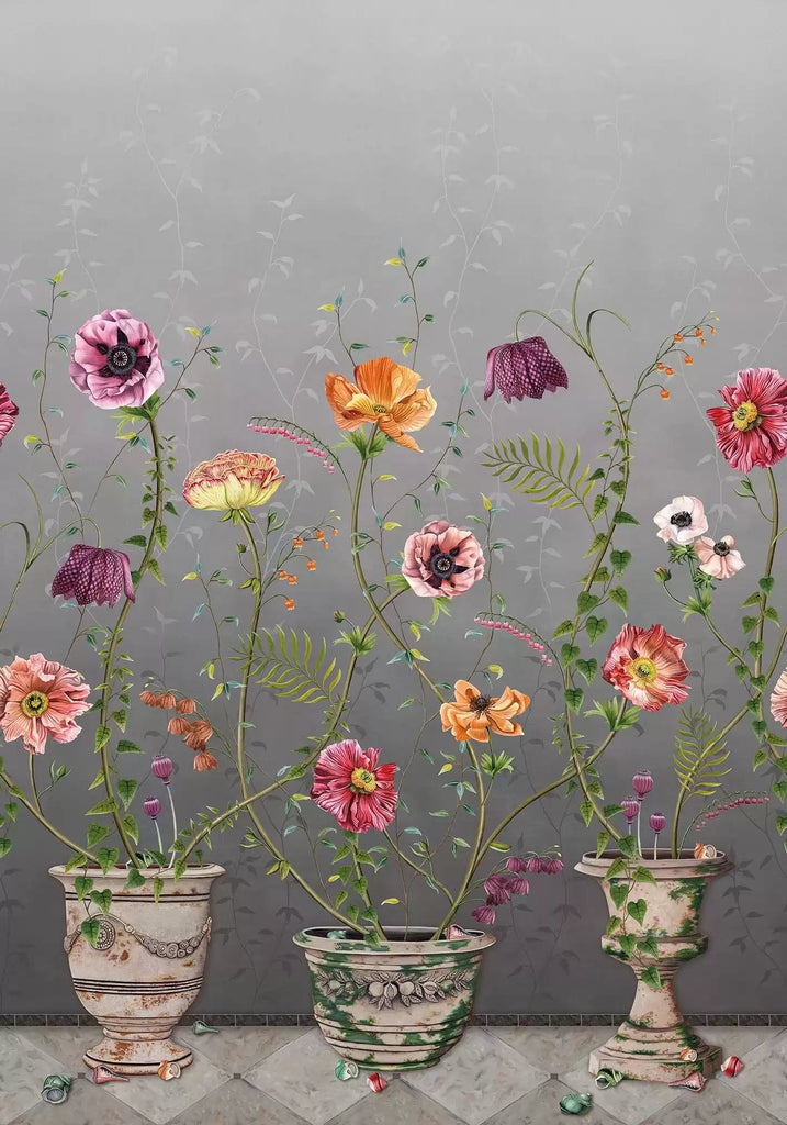 Lamorran Blooms Panel Taupe | Osborne & Little Europe