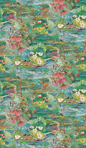 Trebah Garden  Wallpaper | Osborne & Little Europe