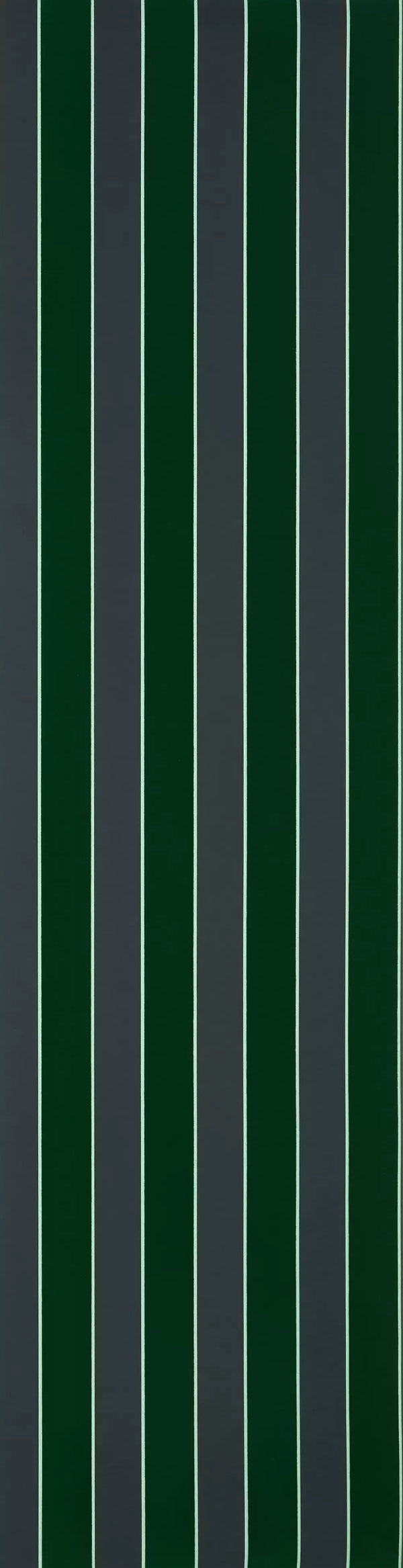 Regency Flock Velvet Stripe Green | Osborne & Little Europe