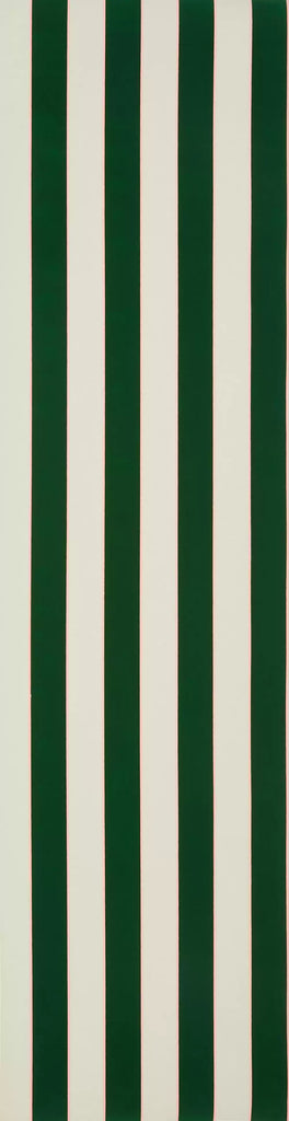 Regency Flock Velvet Stripe Green Cream | Osborne & Little Europe