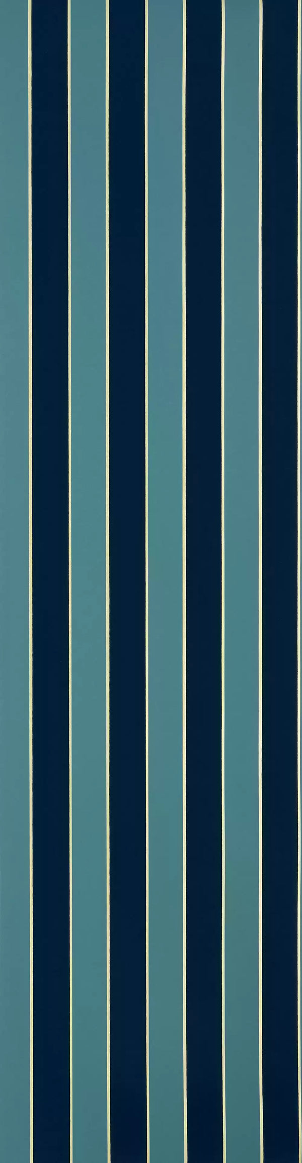 Regency Flock Velvet Stripe Aqua | Osborne & Little Europe