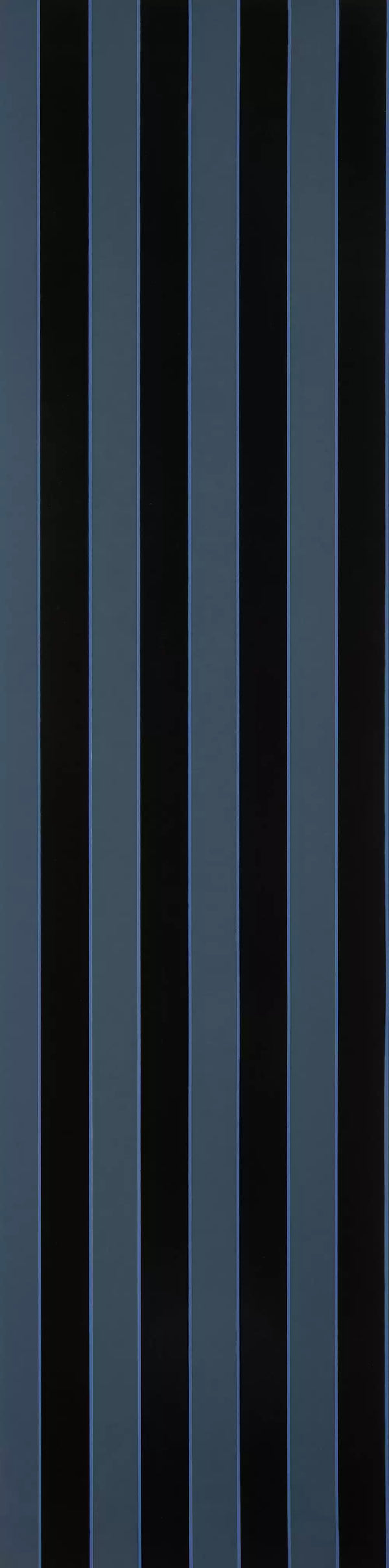 Regency Flock Velvet Stripe Navy | Osborne & Little Europe