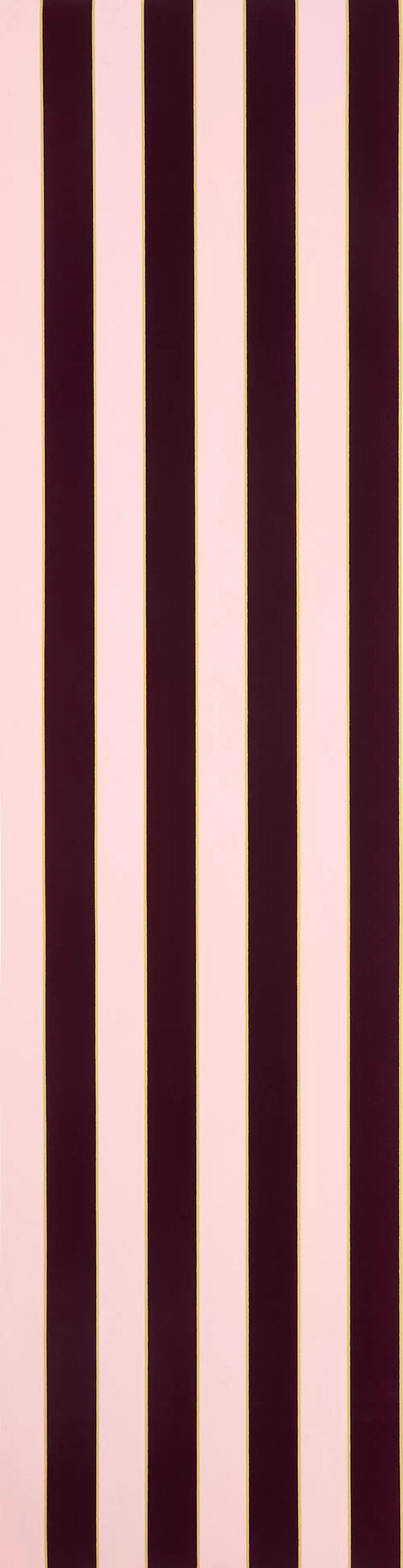 Regency Flock Velvet Stripe Pink | Osborne & Little Europe