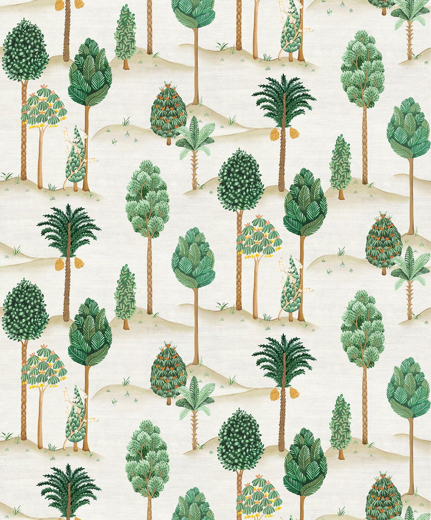 Foresta Green Wallpaper | Osborne & Little Europe