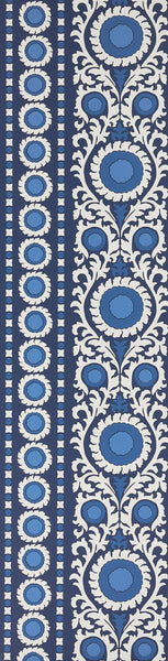 Samrina Stripe Green Wallpaper | Osborne & Little Europe