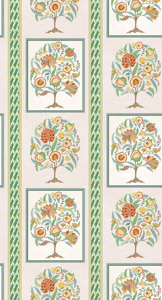 Taniska Tree of Life Green Wallpaper | Osborne & Little Europe
