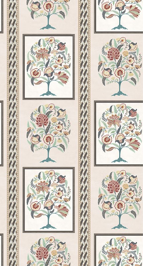 Taniska Tree of Life Cream Wallpaper | Osborne & Little Europe