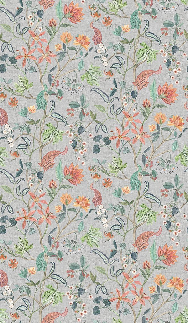 Chellah Indian Mughal Metallic Silver | Osborne & Little Europe