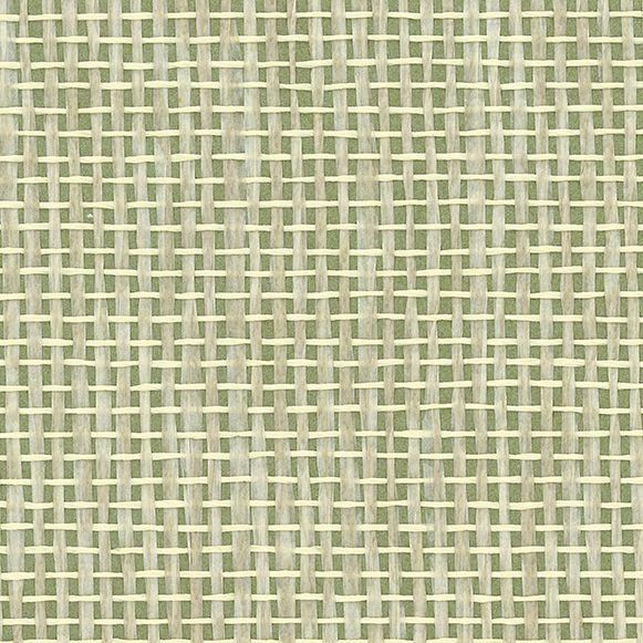 Papyrus paper Weave Olive Wallpaper | Osborne & Little Europe