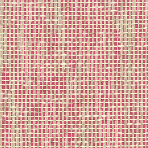 Papyrus paper Weave Strawberry Wallpaper | Osborne & Little Europe