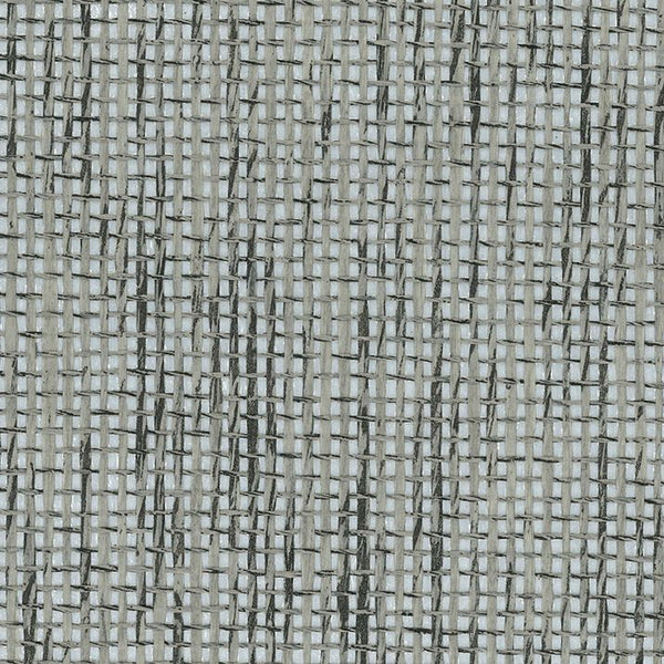 Papyrus paper Weave Silver Black Wallpaper | Osborne & Little Europe