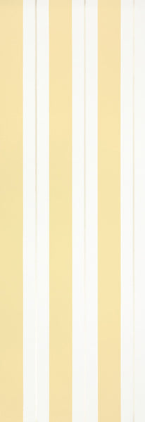 Bramante Broad Stripe Yellow Wallpaper | Osborne & Little Europe
