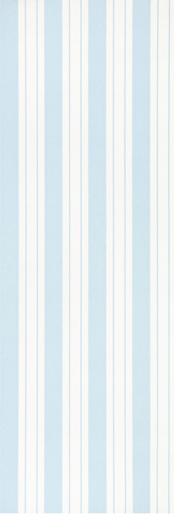 Ligorio Stripe Blue Wallpaper | Osborne & Little Europe