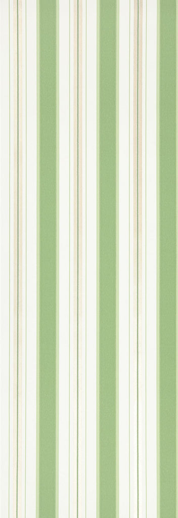 Peruzzi Stripe Apple Green Wallpaper | Osborne & Little Europe