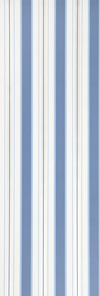 Peruzzi Stripe Indigo Blue Wallpaper | Osborne & Little Europe