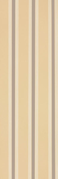 Manetti Metallic Stripe Lemon Wallpaper | Osborne & Little Europe