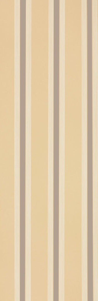Manetti Metallic Stripe Lemon Wallpaper | Osborne & Little Europe