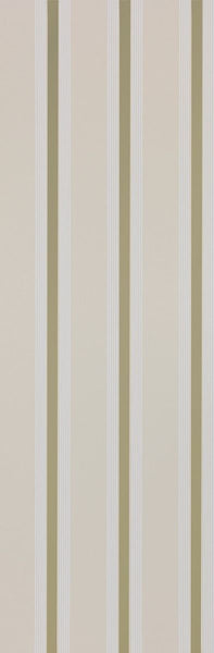 Manetti Metallic Stripe Cream Wallpaper | Osborne & Little Europe