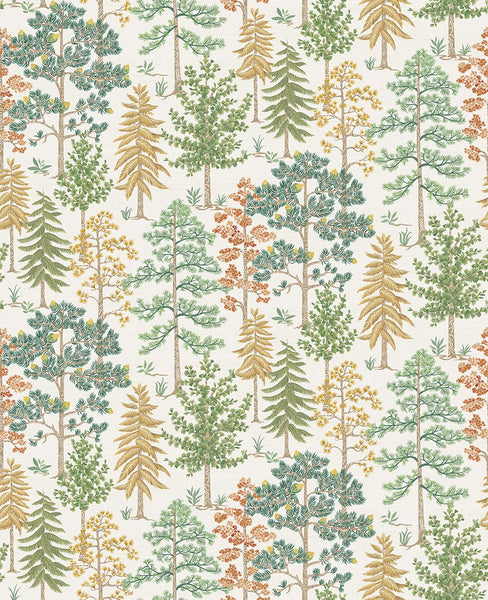 Vana Tree Ochre Wallpaper | Osborne & Little Europe