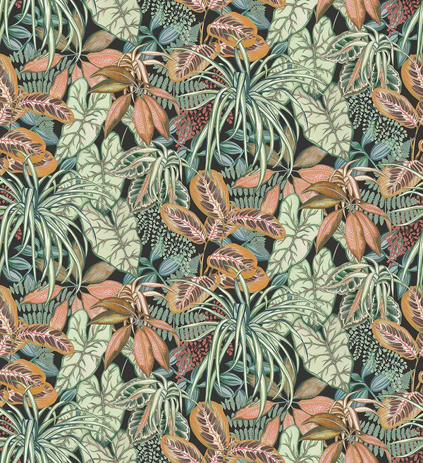 Hothouse Leaf Charcoal Pine | Osborne & Little Europe