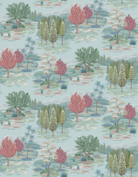 Monteverde Aqua Wallpaper | Osborne & Little Europe