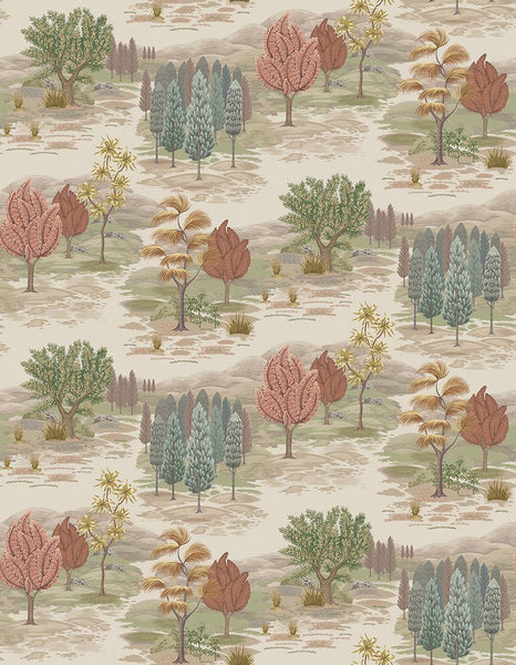 Monteverde Terracotta Wallpaper | Osborne & Little Europe