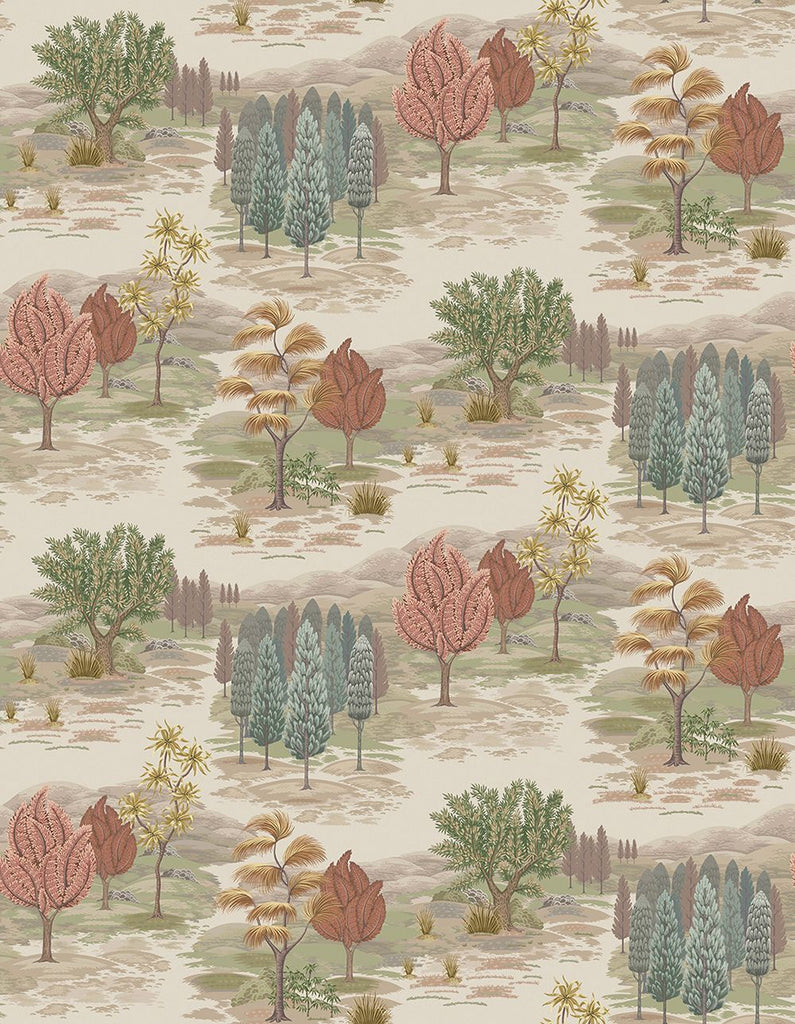 Monteverde Terracotta Wallpaper | Osborne & Little Europe