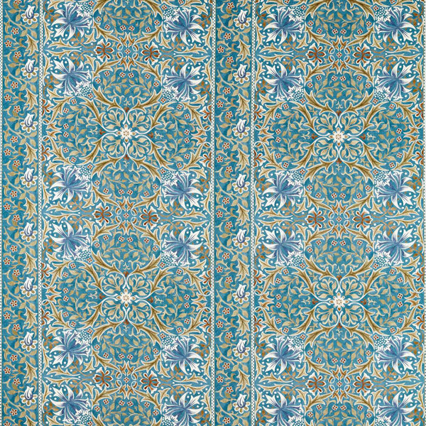 Walthamstow Teal/Ochre | Morris & Co.