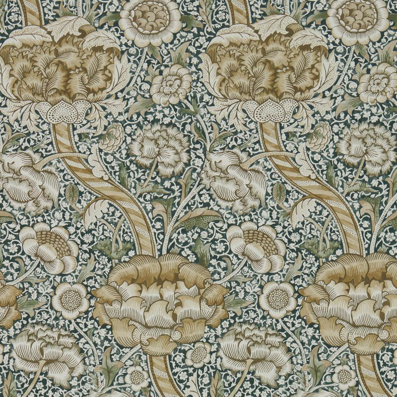 Wandle Wallpaper Mustard Forest | William Morris