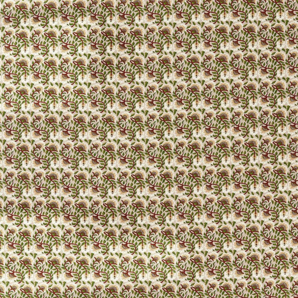 Wardle Weave Madder/Forest | Morris & Co.