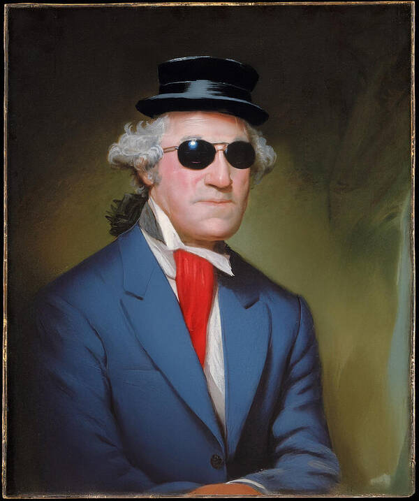 Washington Top Hat - Art Print