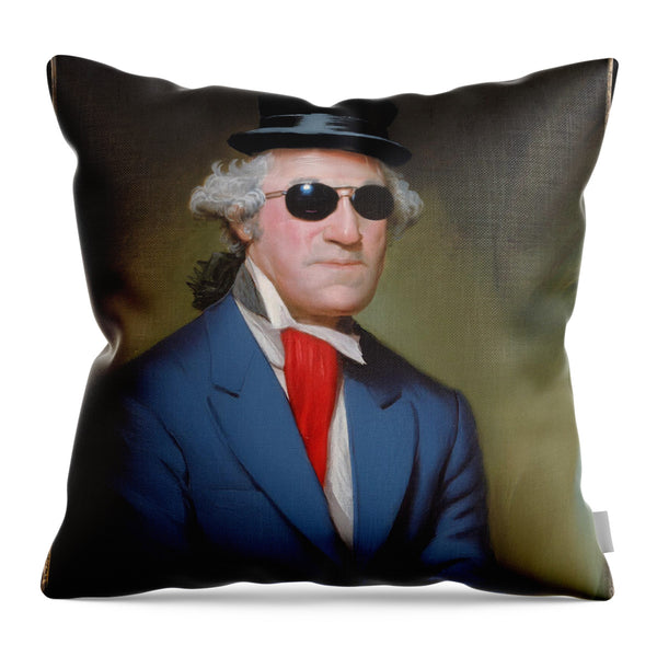 Washington Top Hat - Throw Pillow