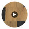Waterlily Drive - Metal and Wood | Hollywood Wallcoverings Circular Swatch | Hollywood Wallcoverings