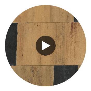 Waterlily Drive - Metal and Wood | Hollywood Wallcoverings Circular Swatch | Hollywood Wallcoverings
