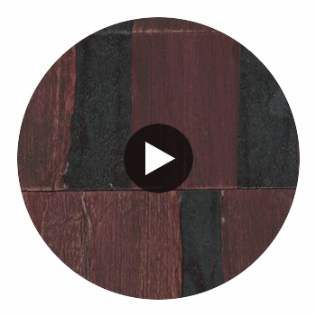 Waterlily Drive - Metal and Wood | Hollywood Wallcoverings Circular Swatch | Hollywood Wallcoverings