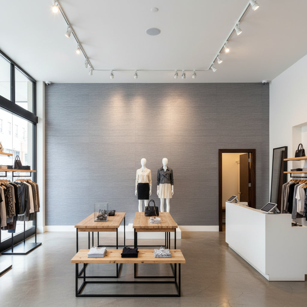 Moroccan Grey Horizontal Tight Emboss | Hollywood Wallcoverings