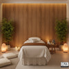 Biscay Bay Chocolate Wood Grain | Hollywood Wallcoverings