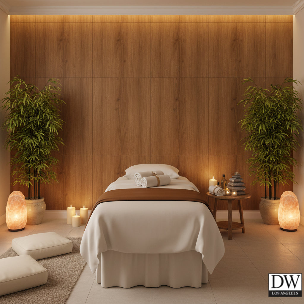 Biscay Bay Chocolate Wood Grain | Hollywood Wallcoverings