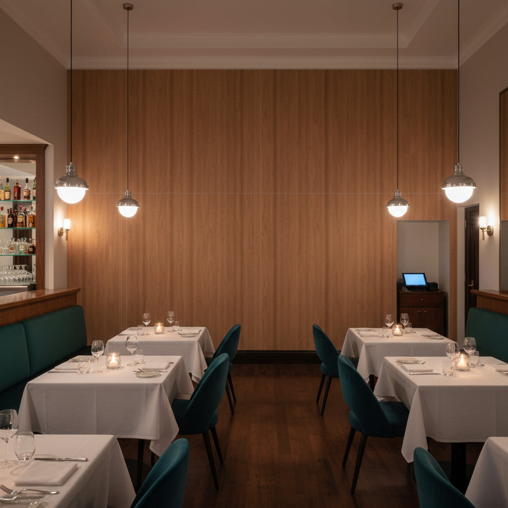 Biscay Bay Bourbon Wood Grain | Hollywood Wallcoverings