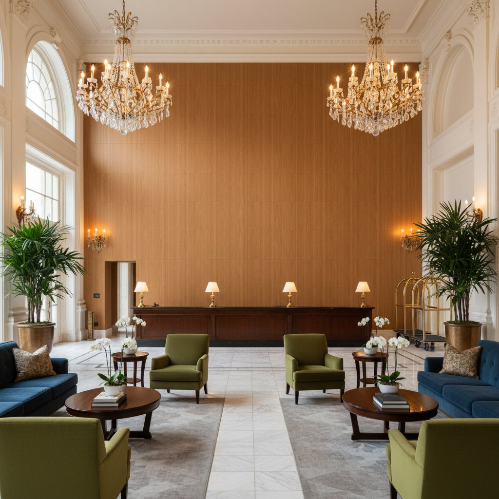 Biscay Bay Tight Wood Grain | Hollywood Wallcoverings