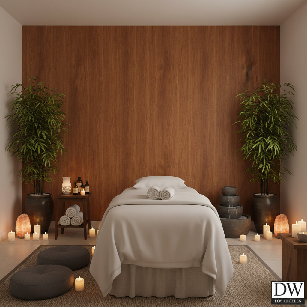 Biscay Bay Whiskey Wood Grain | Hollywood Wallcoverings