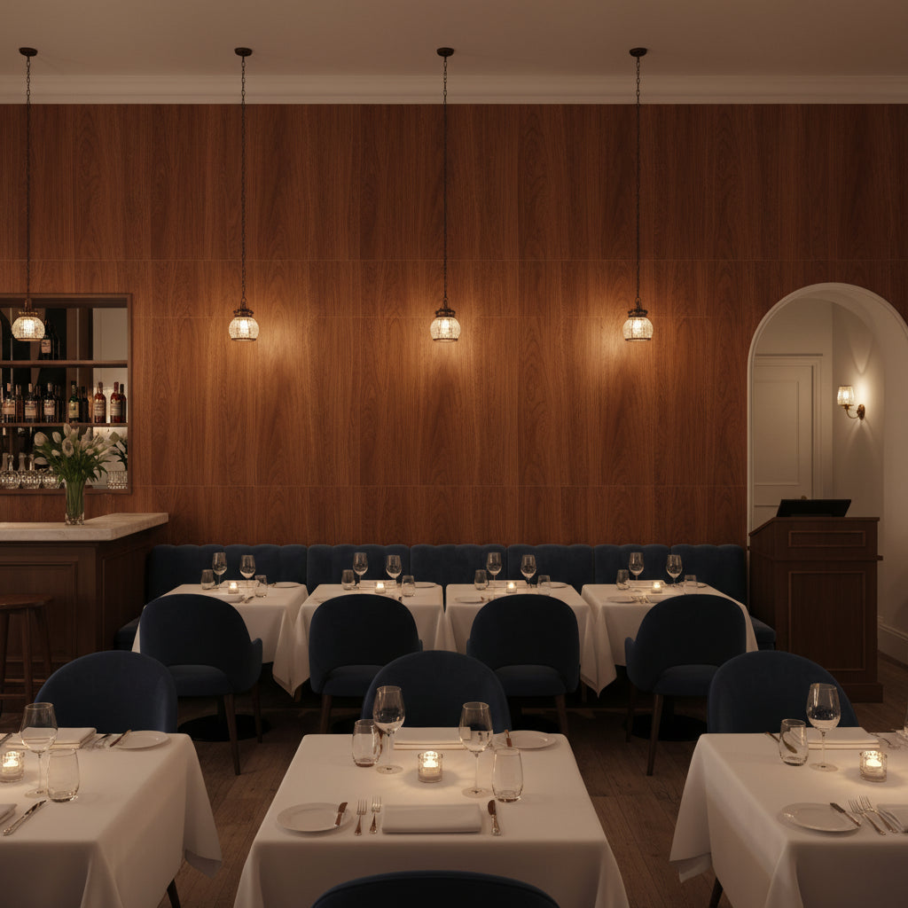 Biscay Bay Whiskey Wood Grain | Hollywood Wallcoverings